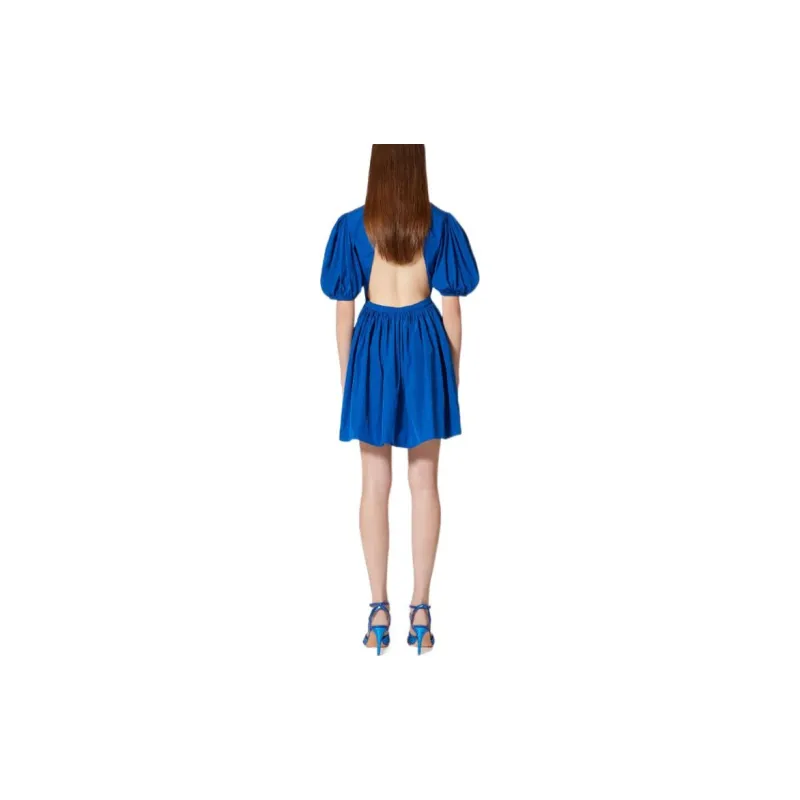 RED VALENTINO REDValentino Backless Taffeta Dress-2