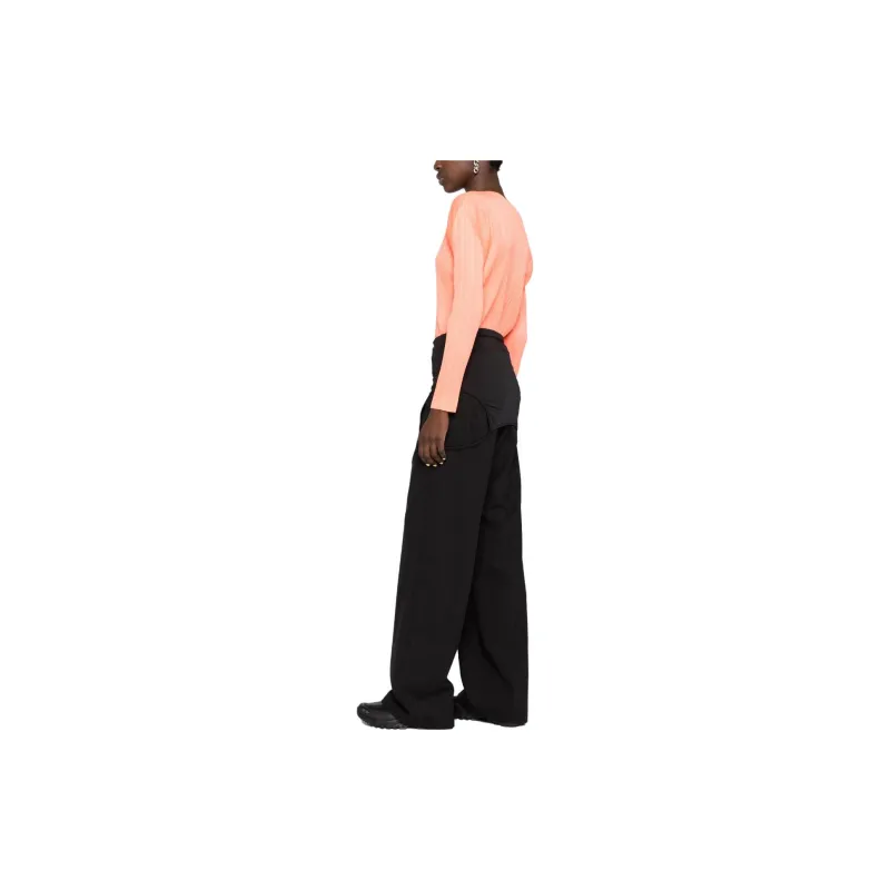 MM6 Maison Margiela Spaghetti Strap Jumpsuit 'Black'-2
