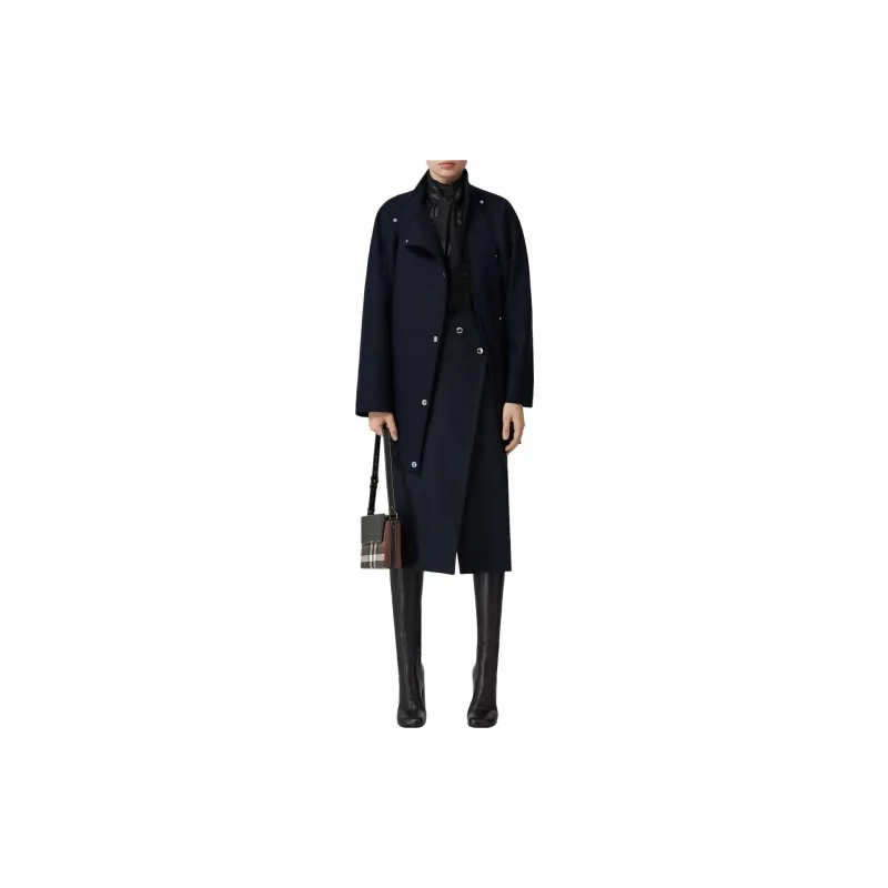Burberry Casual Long Skirts Women's Blue-1