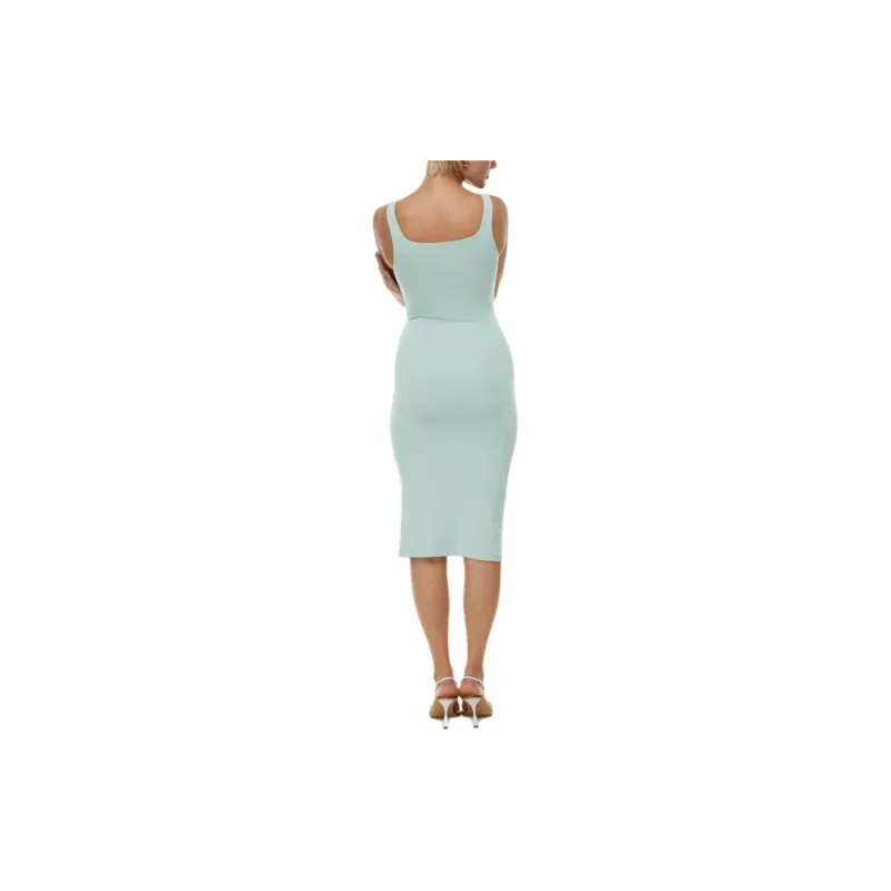 ARITZIA Aritzia Contour Squareneck Midi Dress Sleeveless Dress Women's-8