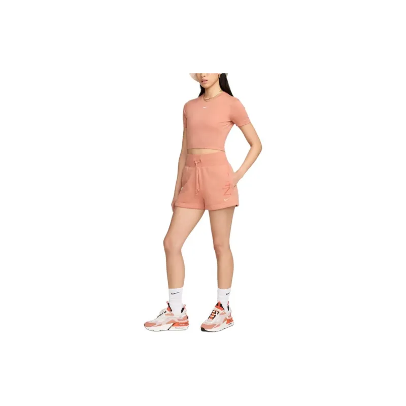 Nike Sportswear Phoenix Fleece Women's Loose High Waisted 2' Logo Shorts-1
