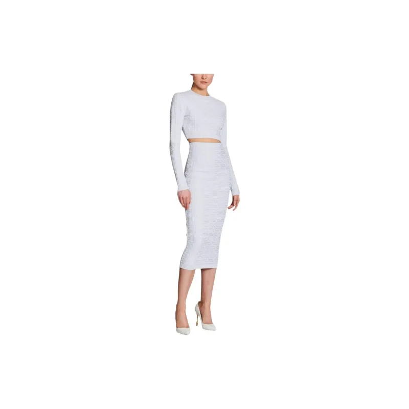 BALMAIN SS22 Sweater Women's Gray-3