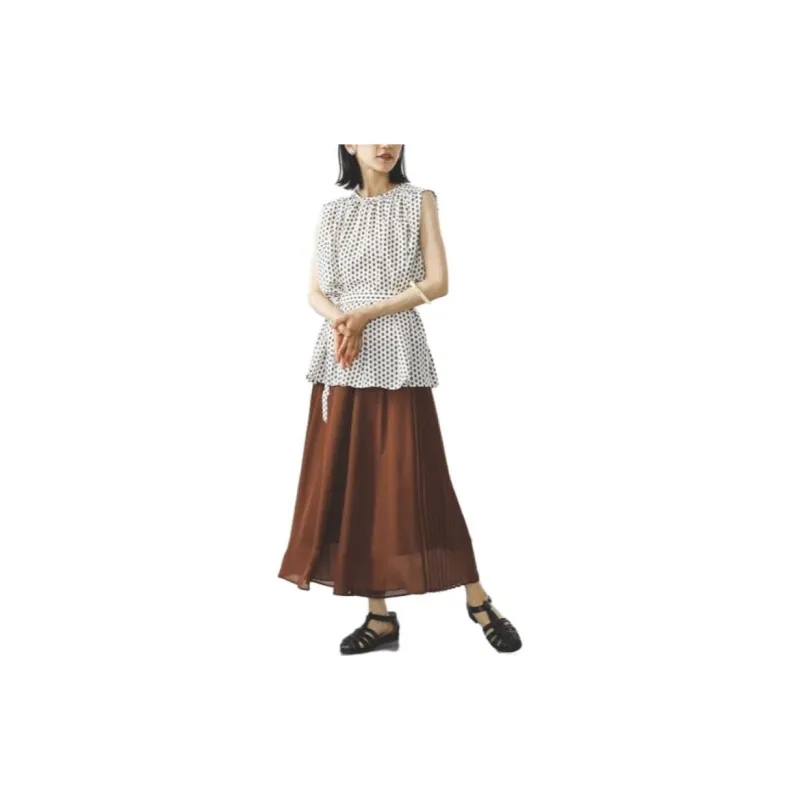 Beams Casual Pants Women's Dark Brown-4