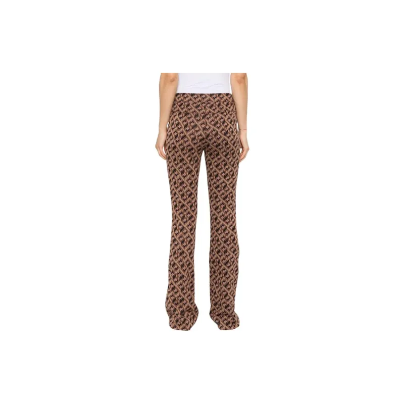 DVF Diane Von Furstenberg Greg High-waist Flared Trousers-3