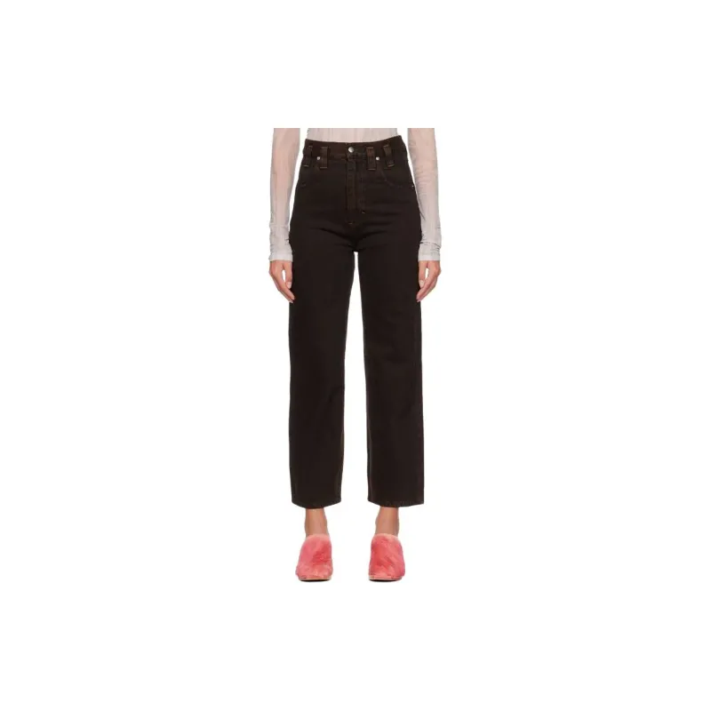 ECKHAUS LATTA Mid-rise Cotton Jeans-2