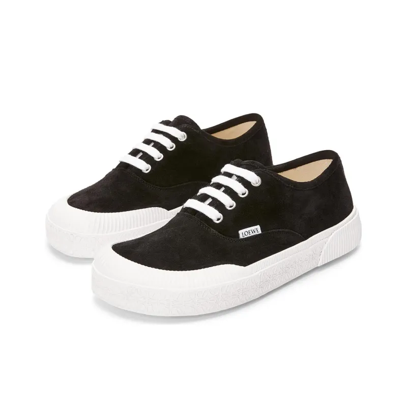 LOEWE Paula's Ibiza X LOEWE Women's Terra Vulca Lace-Up Sneaker 'Black'-3