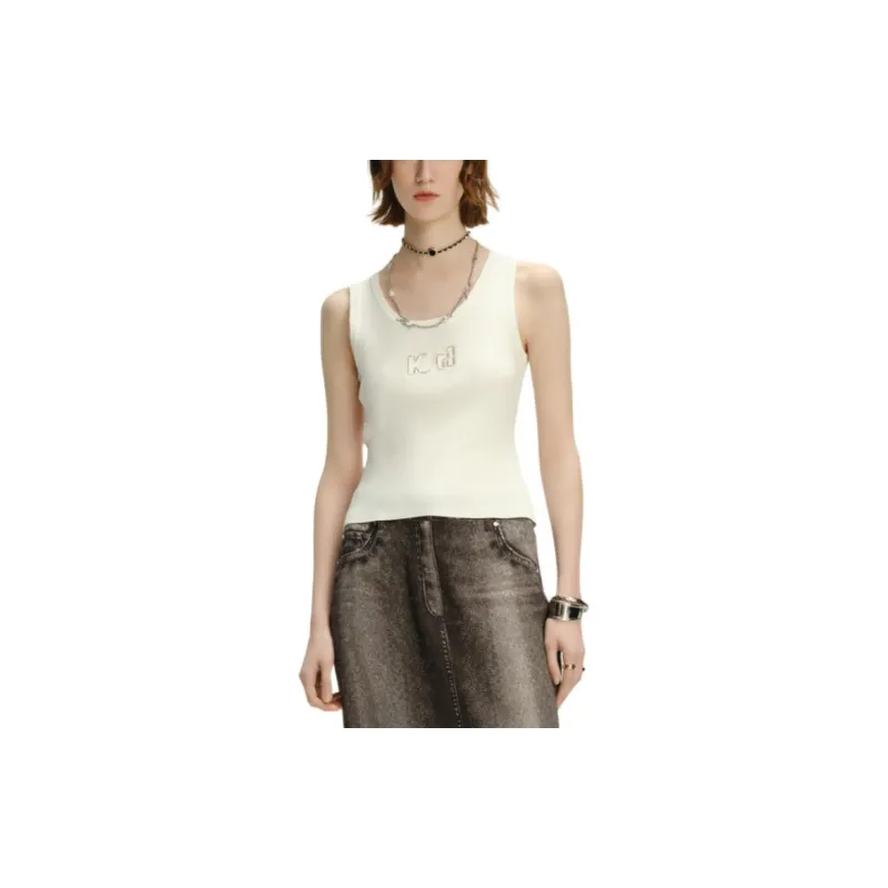 KARL LAGERFELD SS24 Tank Top Women's White-1