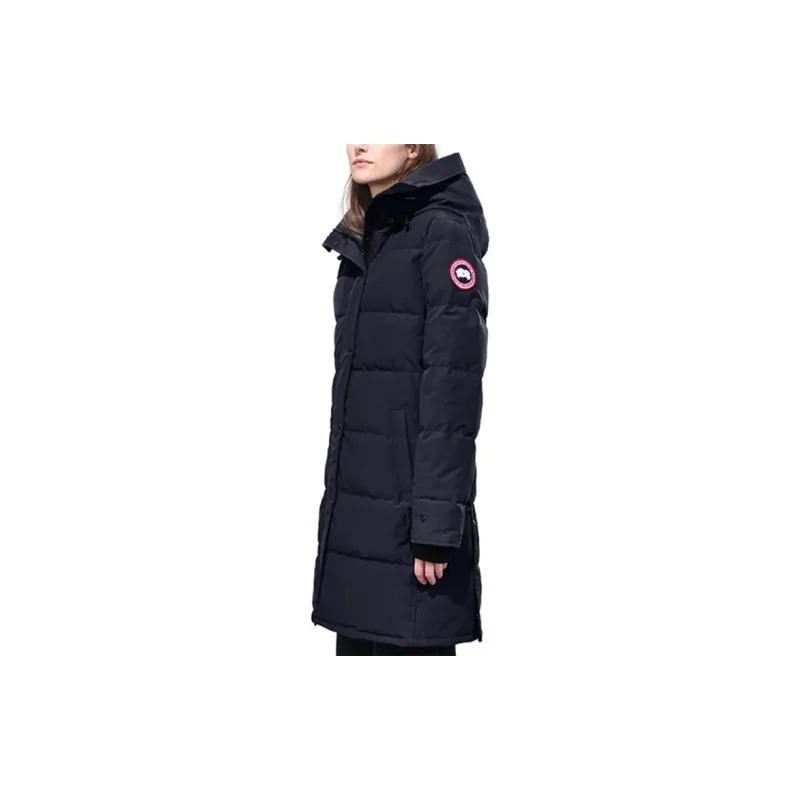 Canada Goose Shelburne Series Down Jackets Women's Dark Blue-4