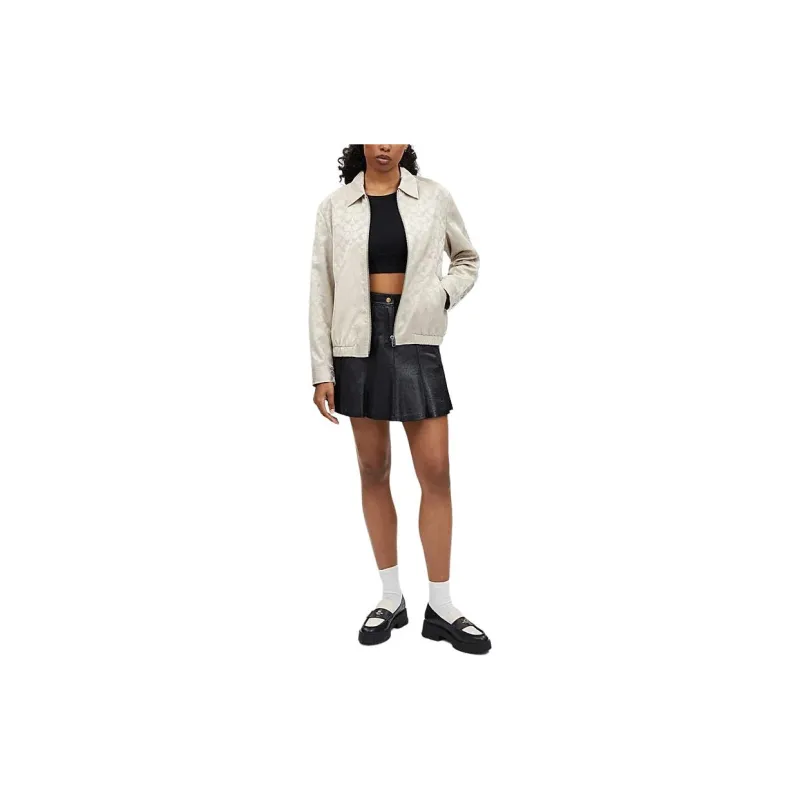 COACH SS24 Jackets Coats Women's Beige-1