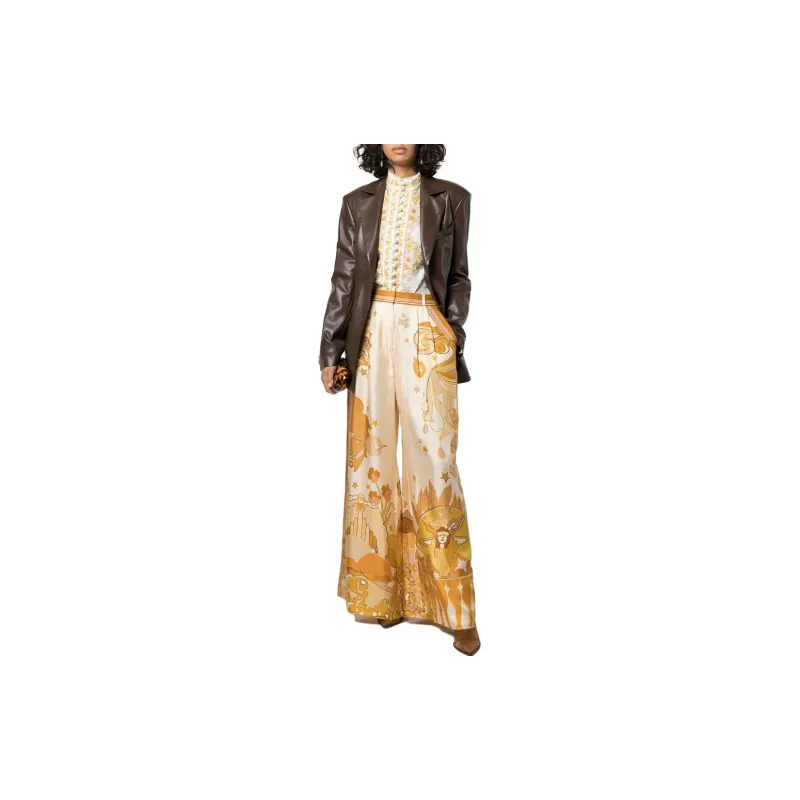 Zimmermann Casual Pants Women's Yellow-1