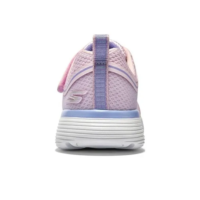 Skechers Go Run 400 V2 Anti Slip Wear Resistant Low Top Kids Lifestyle Shoes Light Pink Teenagers-4