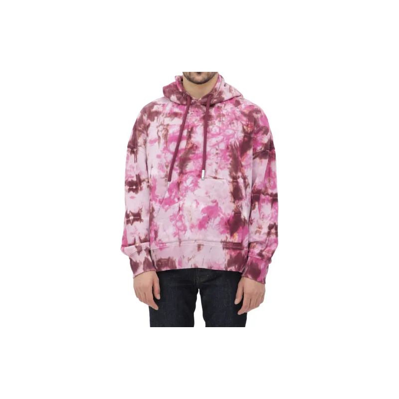 AMIPARIS Tie Dye Drawstring Hoodie-1