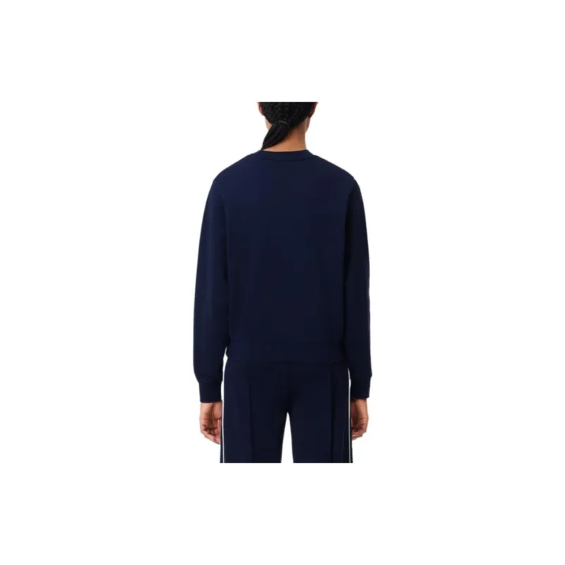 LACOSTE Relaxed fit Fleece Crew neck Sweatshirt-2