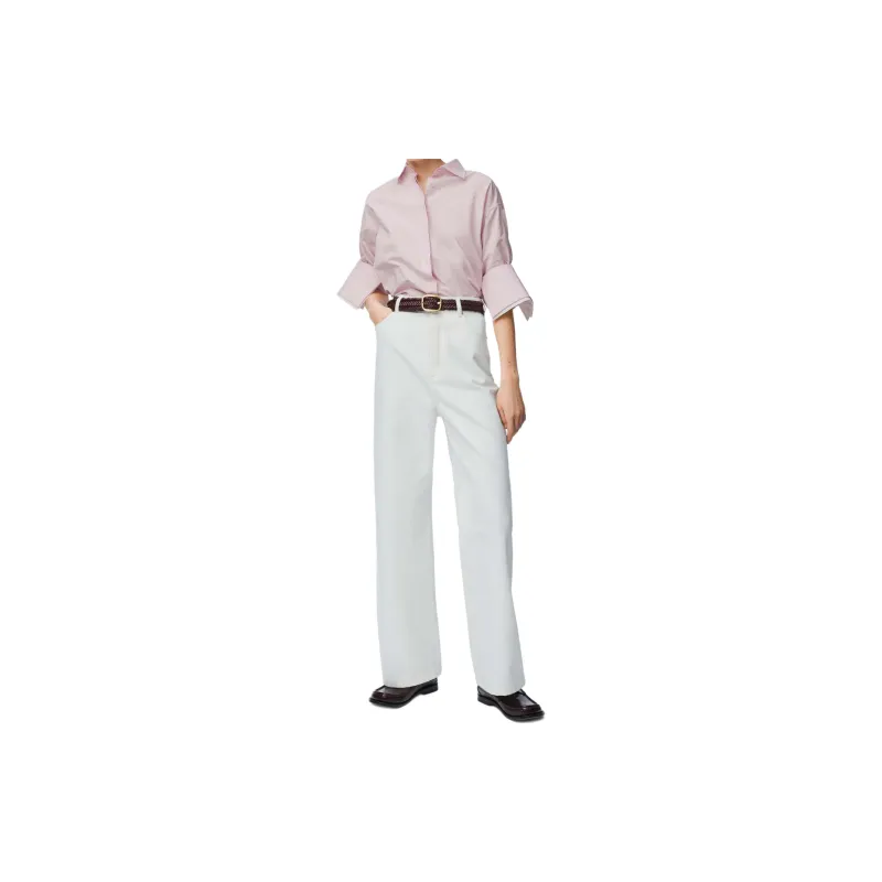 LOEWE Turn Up Long Sleeved Shirt-1