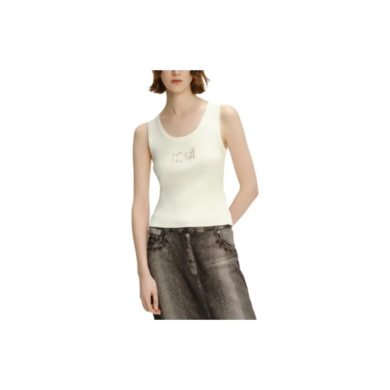 KARL LAGERFELD SS24 Tank Top Women's White-2
