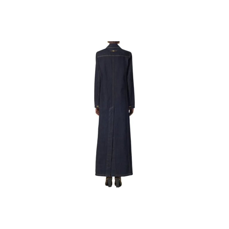 VERSACE FW24 Denim Jacket Women's Blue-2