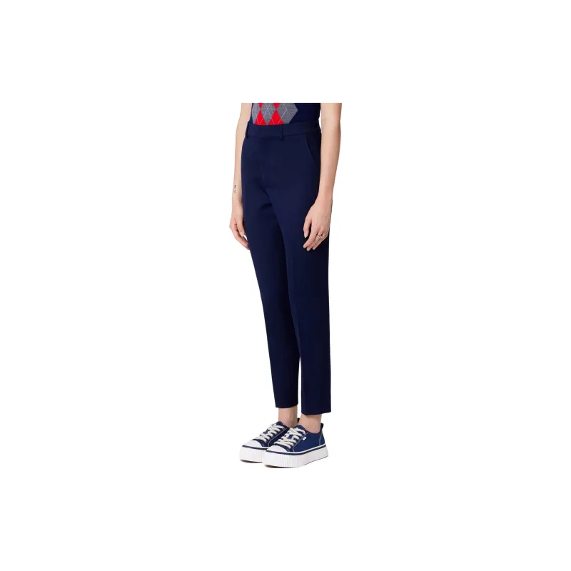 AMIPARIS Cigarette Fit Pants 'Nautic Blue'-2