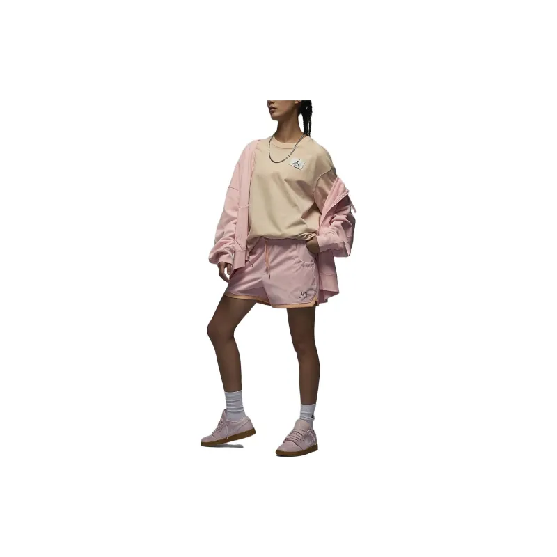 Jordan Sports Shorts Women's Elegant Light Pink-1