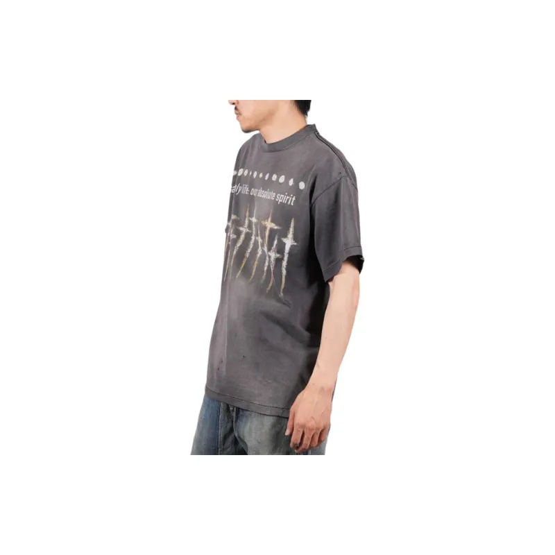 SAINT Mxxxxxx T Shirts Unisex Black-3