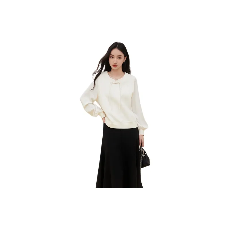 XG Sweatshirt Women's Light Beige-4