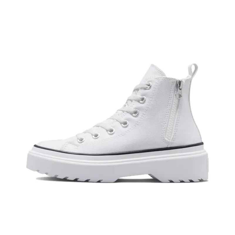 Converse Chuck Taylor All Star Shock Absorbers With Slip Resistant Features High Top Kids Canvas Shoes White Teenagers-0