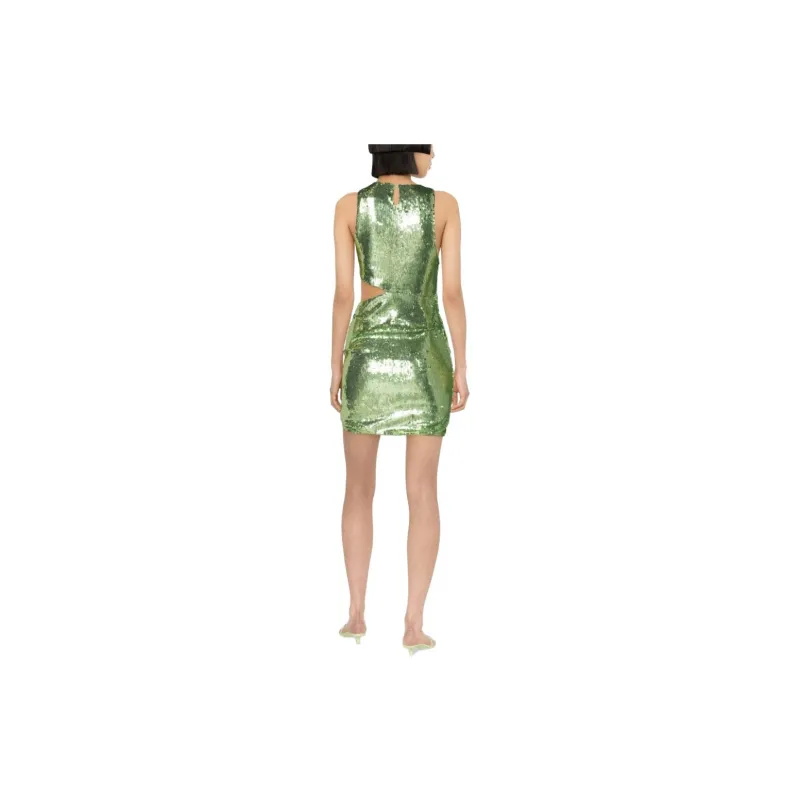 Maje Sleeveless Dresses Women's Light Green-2