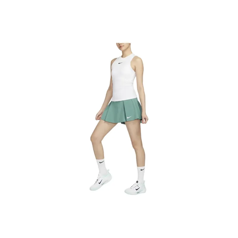 Nike Dri FIT Advantage Casual Short Skirts Women's Coastal Blue-3