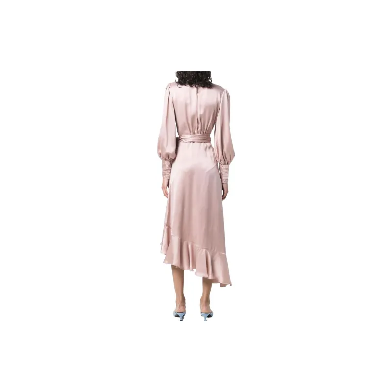 Zimmermann Wrap Silk Midi Dress-2