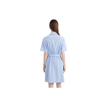 Hush Puppies Short Sleeved Dresses Women's Denim Blue