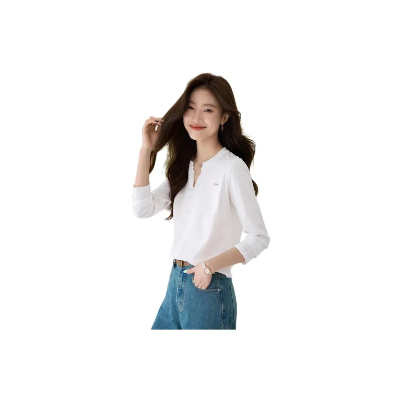 Mo Han Yi Mei T Shirt Women's Ecru-1