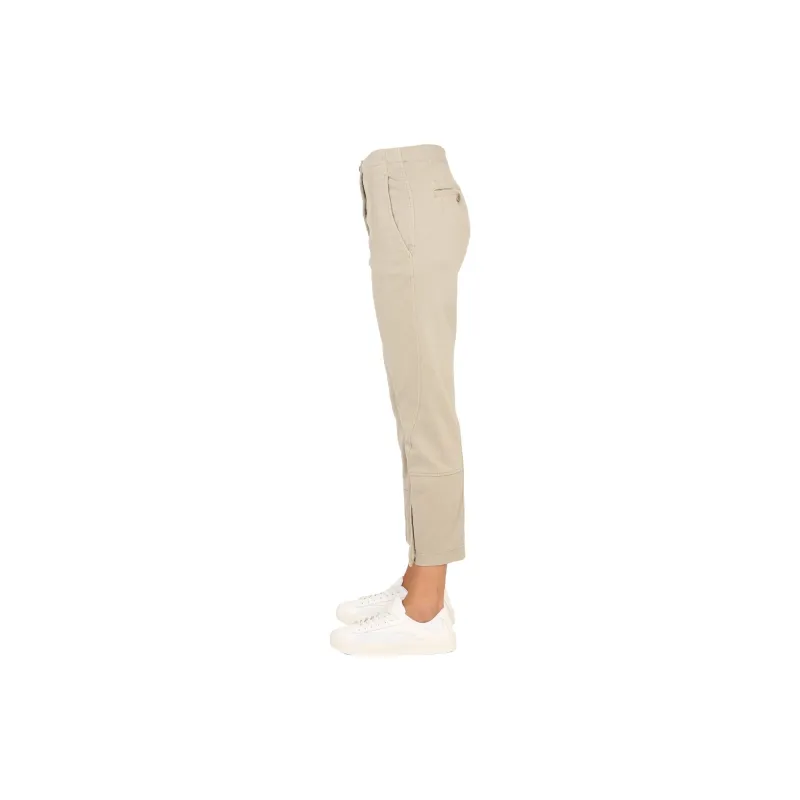 ASPESI Frank Straight Leg Cropped Pants-2