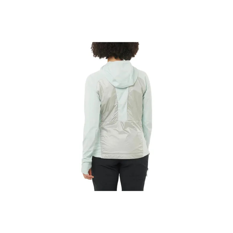 SALOMON ELIXIR HYBRID HD Jacket Women's Mist Blue-2
