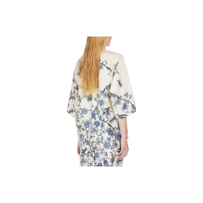WEEKEND MaxMara All Over Patterned Long Sleeved Top-3
