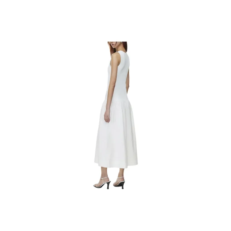 ARITZIA Babaton Worldly Dress Sleeveless Dress Women's WHITE/White-3