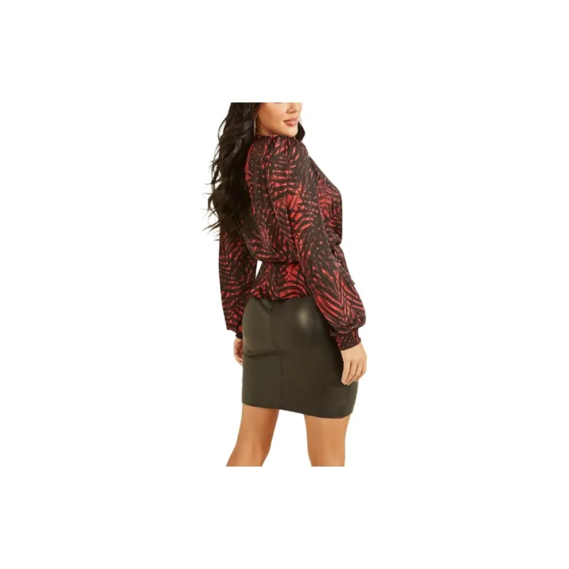 GUESS Shirts Women's Red-4