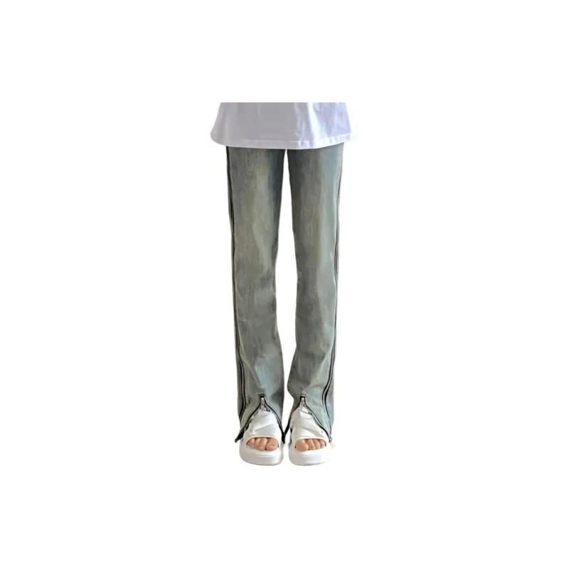 Concubine Zhu Jeans Unisex Yellow Mud-8