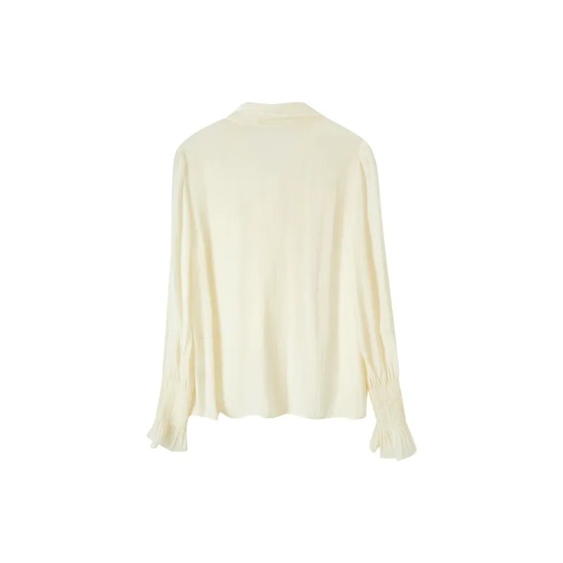 SENTUBILA Shirt Women's Apricot-8