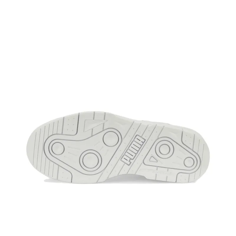 PUMA Slipstream Leather Wear resistant And Lightweight Low Top Kids' Skateboarding Shoes White Teenagers-5