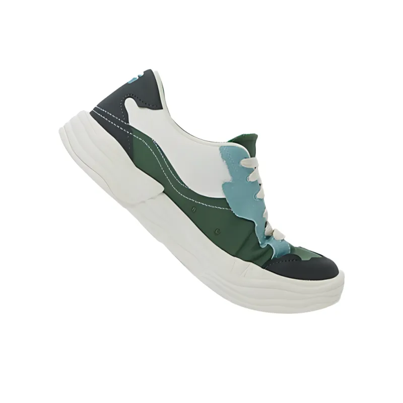 FILA FUSION POP 2 Anti Slip Wear Resistant Low Top Canvas Shoes Men's Green-1