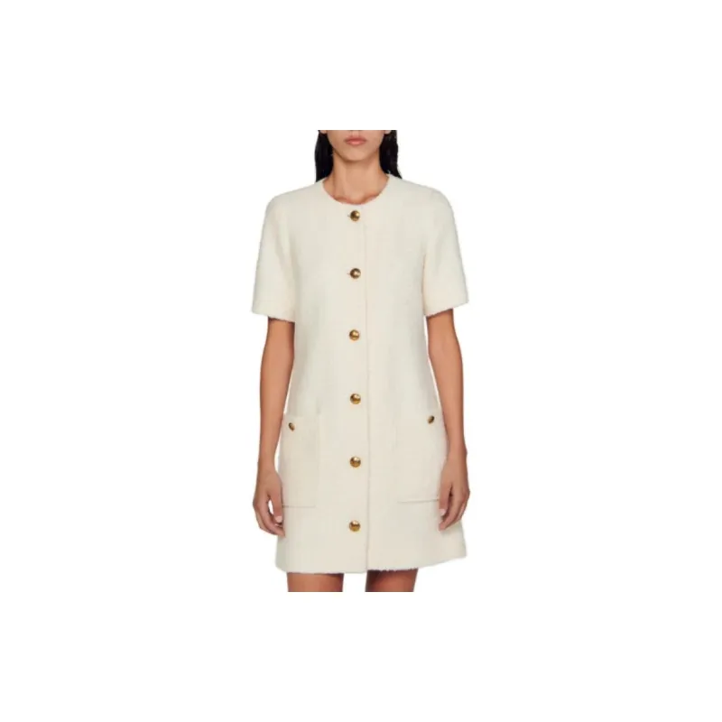 Sandro Bouclé Shift Dress-1