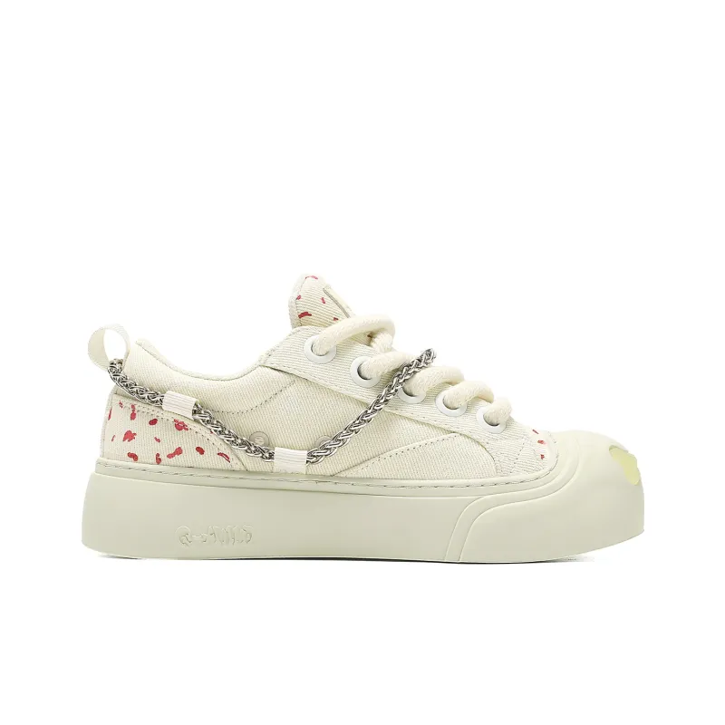 Q AND Coverage Slip Resistant Cushioning Abrasion Resistant Height Increasing Low Top Skateboard Shoes Unisex-9