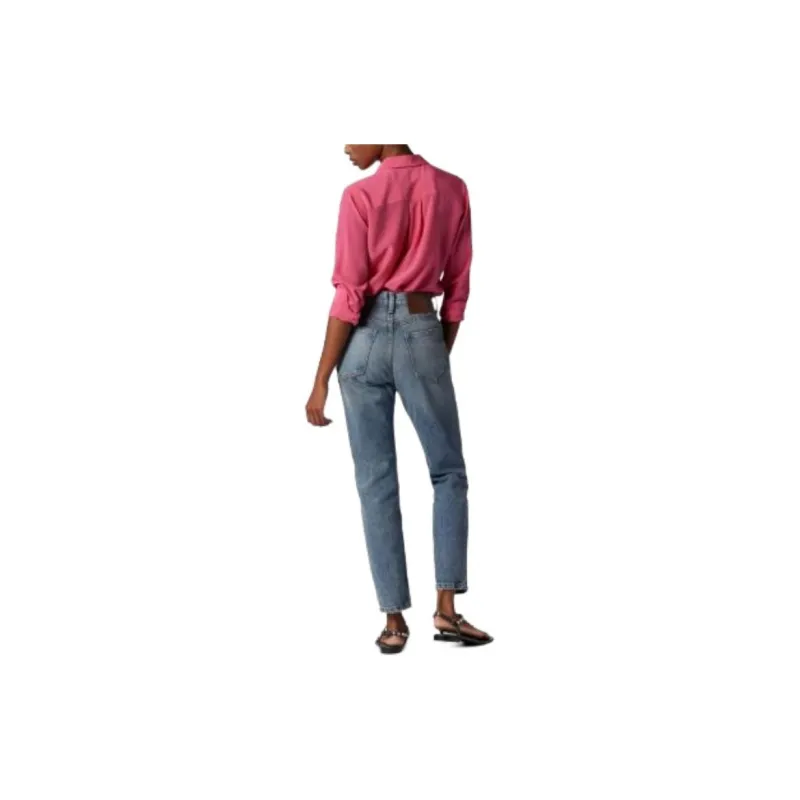 Equipment Flap pocket Silk Shirt-2