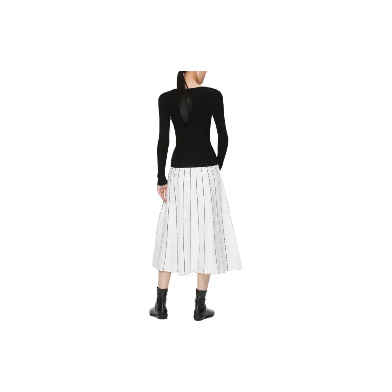 CLUB MONACO Casual Long Skirts Women's White-2