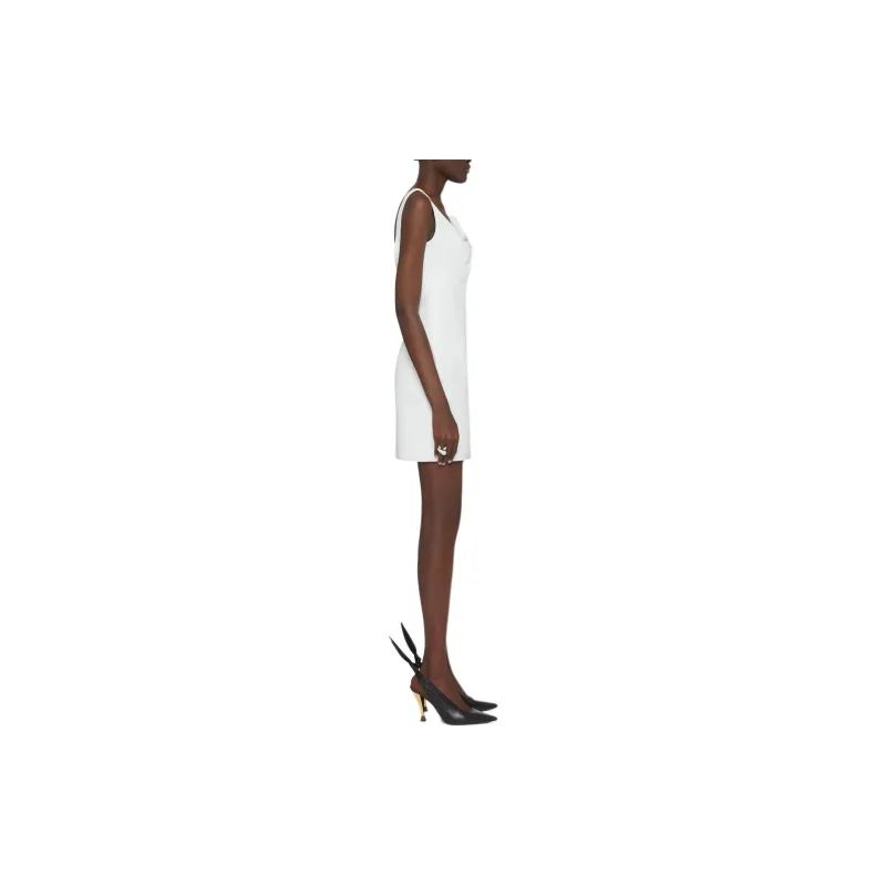 GIVENCHY SS24 Sleeveless Dress Women's Optical White-3