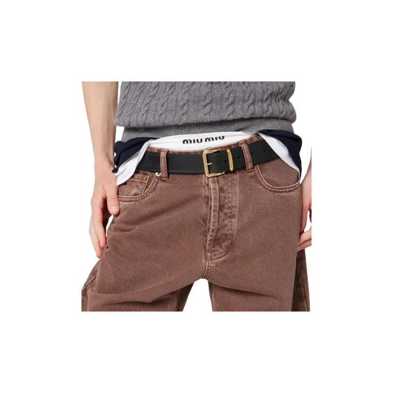 MIU MIU Straight leg Jeans-4
