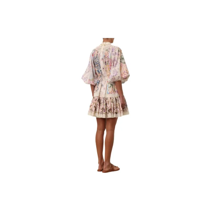 Zimmermann FW24 Long-Sleeved Dresses Women's Beige-2
