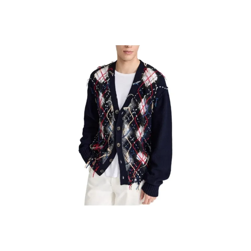 Maison Margiela x Pendleton FW23 Sweater Unisex Marine Blue & Gray-2