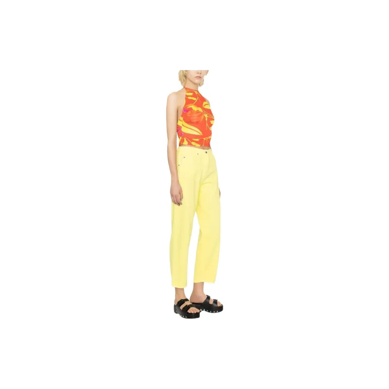 MSGM Mid Waisted Straight Leg Jeans-3