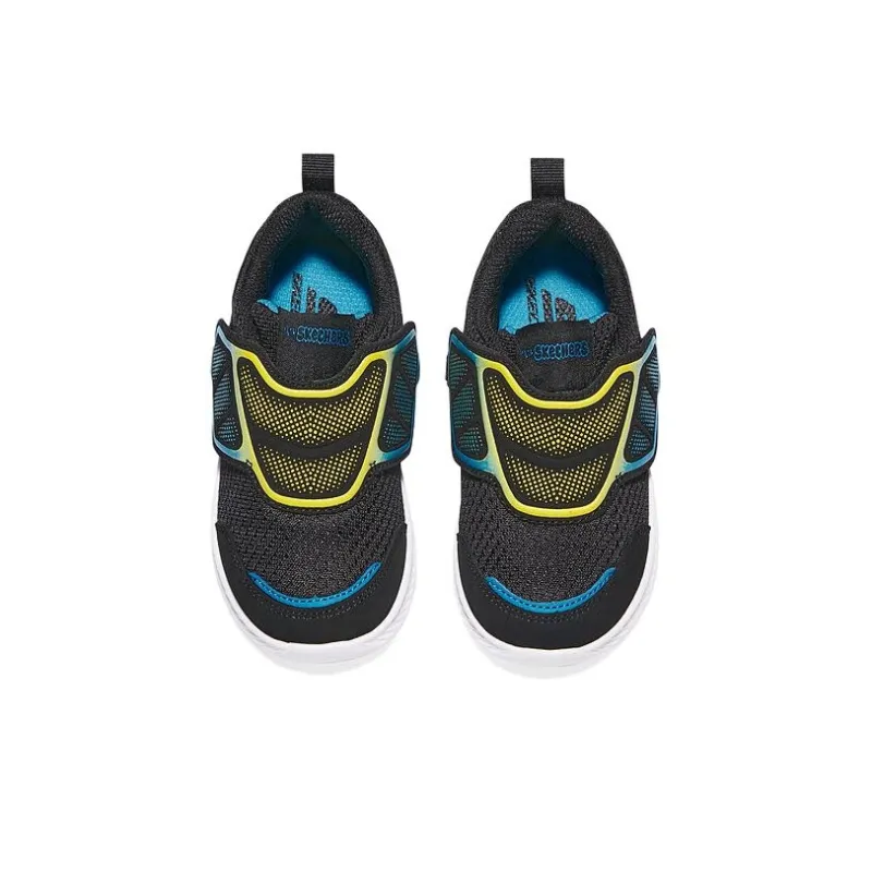 Skechers Sport Anti-Kick And Wear-Resistant Low-Top Toddler Shoes Black Yellow Infant And Toddler-3