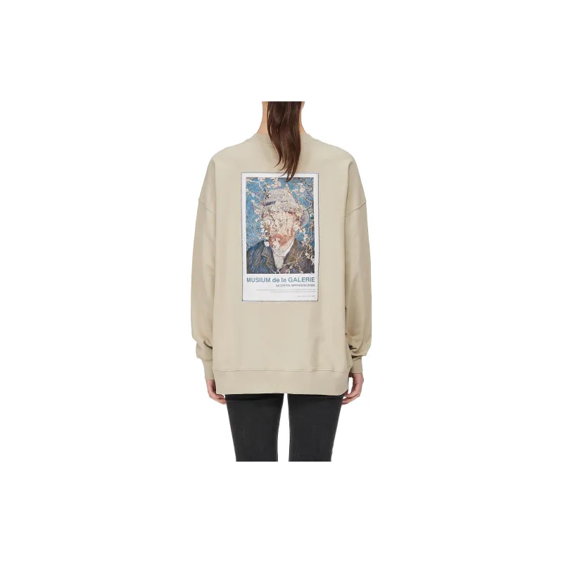 MUSIUM DIV Crew Neck Loose Fit Sweatshirt Women's-3
